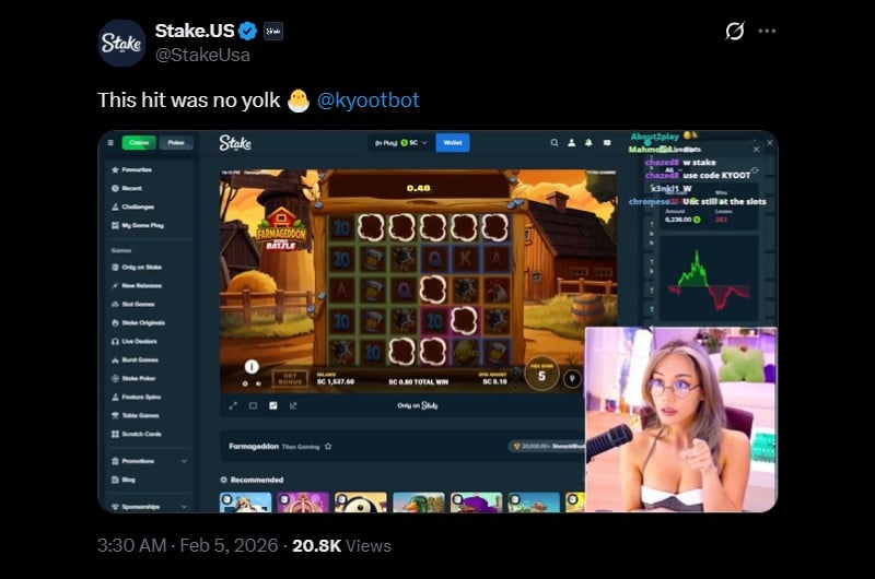 Twitter Kyootbot Farmageddon Big Win